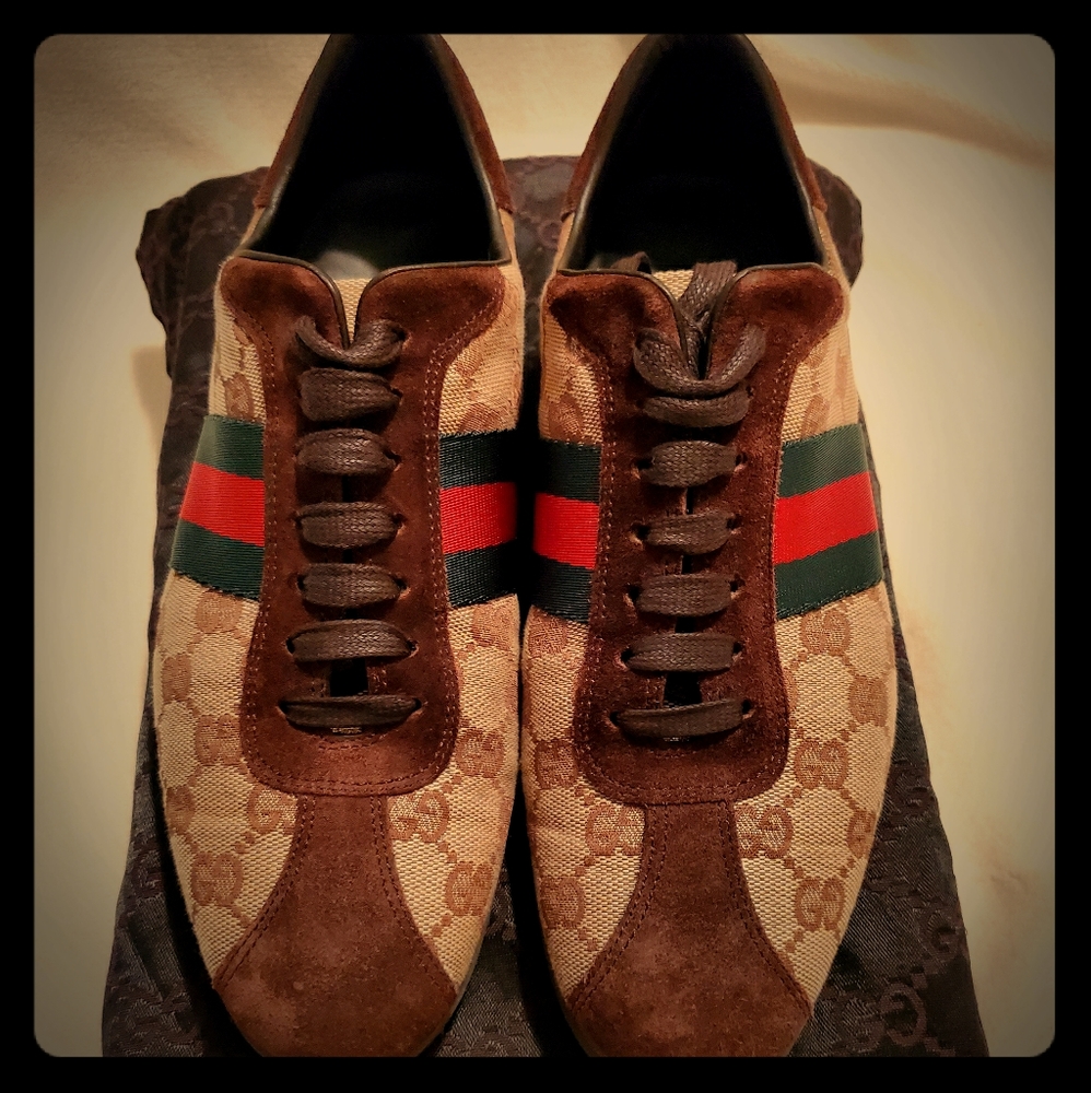 Gucci Brown Sneakers - Women's size 8